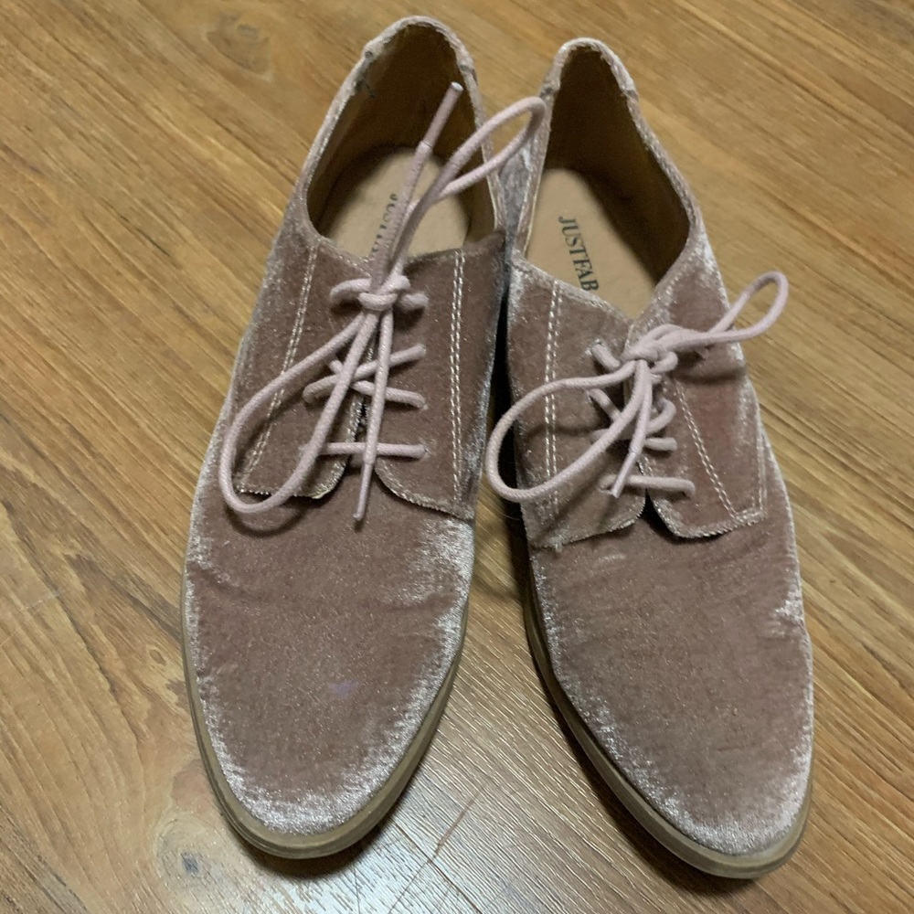 pink suede oxfords